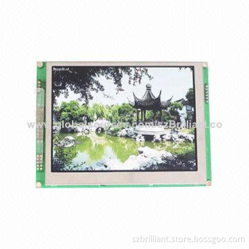 5-inch TFT color LCD display module with resistive touch panel, 640x480 resolution